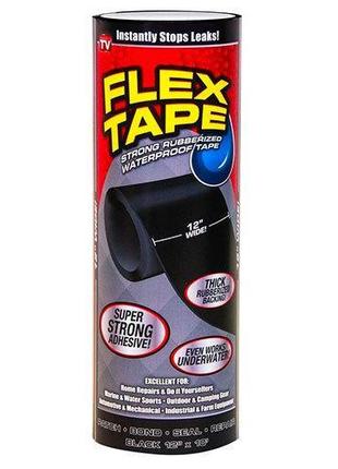 Водонепроницаемая лента скотч Flex Tape 5517 30х125 см Черная