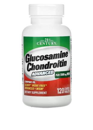 21th century glucosamine chondroitin advanced  120 капсул