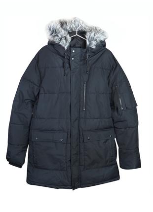 Чоловіча зимова куртка Аляска чорний XL Primark, XL
