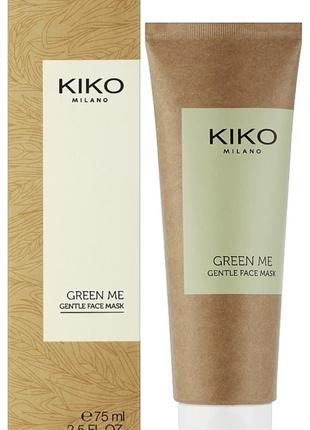 Маска для лица - kiko milano green me gentle face mask 75ml