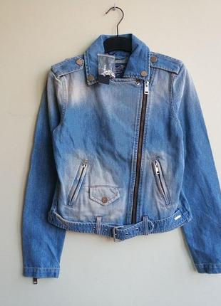 Женская джинсовая куртка косуха r-lupus veste diesel оригинал