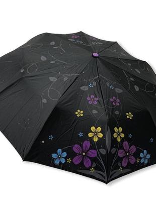Женский зонт toprain полуавтомат с серебром изнутри на 10 спиц...