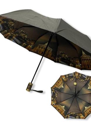 Женский зонт полуавтомат bellissimo с двойной тканью #018301a/2