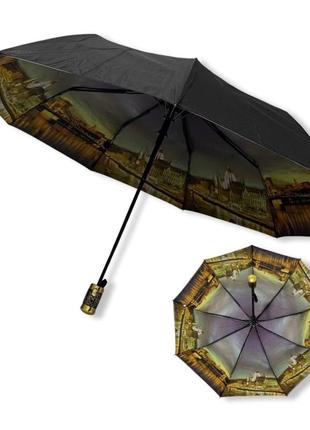 Женский зонт полуавтомат bellissimo с двойной тканью #018301a/3