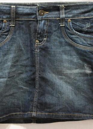 Юбка джинсовая, темно синего цвета,фирмы yessica
