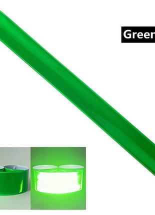 Світлий браслет зелений 40 см, фликер для пішохода і велосипед...