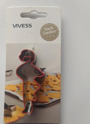 Форма для выпечки печенья “фламинго « vivess германия