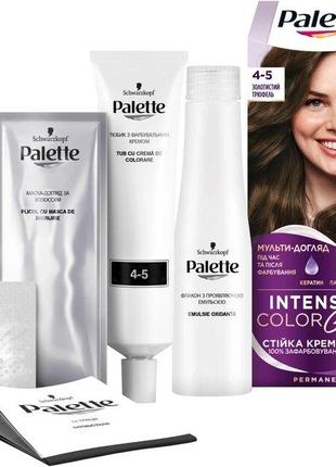 Palette Крем-фарба для волосся Інтенсивний колір 4-5 (G3) Золо...
