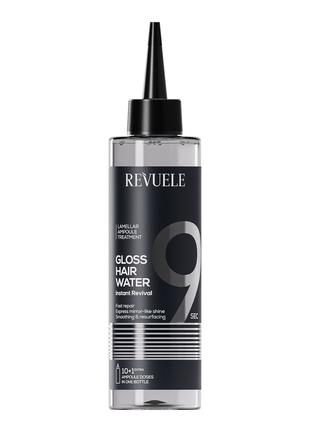 Зеркальная вода для восстановления поврежденных волос Revuele ...