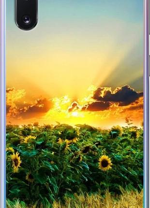 Чехол с принтом для Samsung Galaxy Note 10 / на самсунг галакс...