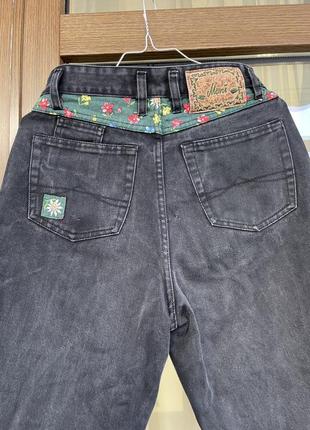 Высокие вареные джинсы moni винтаж ретро