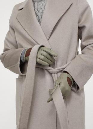 Шкіряні рукавички жіночі від Н&M