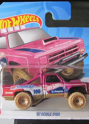 Машинка Хот Вилс Hot Wheels '87 DODGE