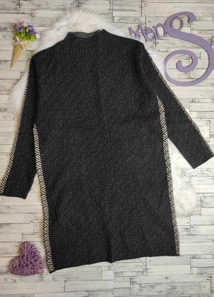 Женское платье ebelieve теплое черное с принтом размер xxl 52