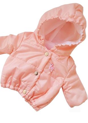 Одяг для ляльки Бебі Борн / Baby Born 40-43 см куртка рожевий 73