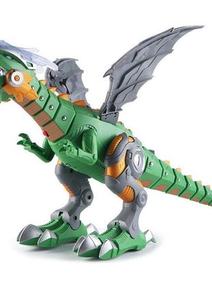 Робот Динозавр Игрушка Интерактивная Ходит, Двигает Крыльями и...