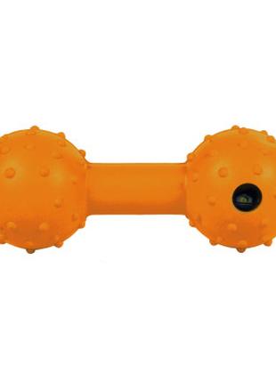 Игрушка для собак Trixie Гантель с колокольчиком 12 см (резина...