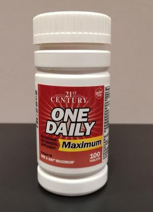 Мультивитамины 1 таблетка в день one daily maximum