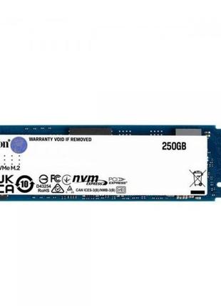 SSD Kingston 250Gb NVMe M.2 2280 PCIe 4.0 NAND TLC (SNV2S/250G)