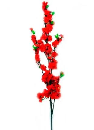 Гілка сакури червона (125 см) (5 шт./пач.)