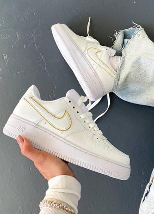 Кроссовки nike air force 1 gold