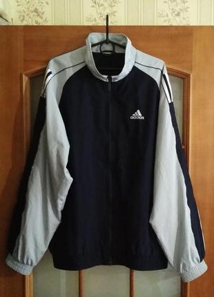 Мужская винтажная олимпийка кофта adidas vintage (l-xl)