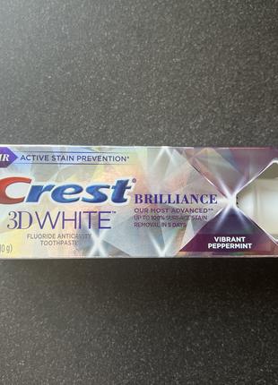 110 грам! Зубна паста Crest 3D White Brilliance США