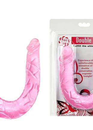 Двойной фаллоимитатор «Double dong» Pink