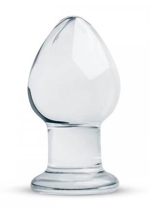 Пробка стекло прозрачная Gildo Glass Buttplug No. 26