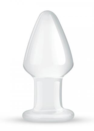 Пробка стекло прозрачная Gildo Glass Buttplug No. 25
