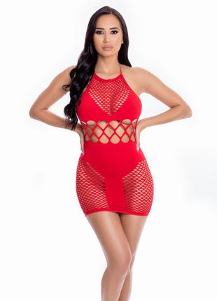 Платье с открытой спиной GIRL GONE BAD DRESS RED, OS