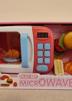 Мікрохвильова піч microwave світло, звук, продукти, led диспле...
