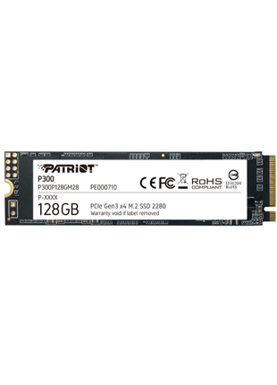 Накопитель SSD 128GB Patriot P300 M.2 2280 PCIe 3.0 x4 NVMe TLC (