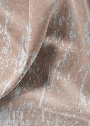 Ткань портьерная мрамор джерси v-103-318022 беж