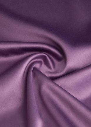Ткань костюмно-плательная атлас lux світлий фіолет
