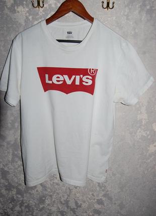 Крута бавовняна футболка  levi's,  оригінал, l