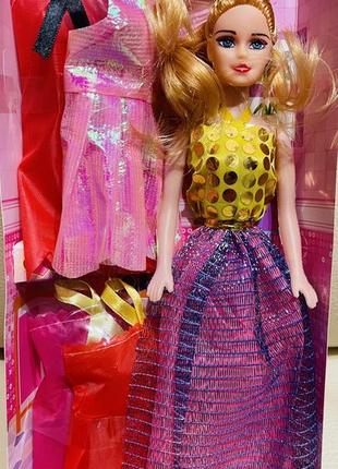 Кукла типа барби, 29 см, платья