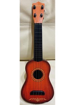 Гитара на струнах (укулеле детское), 2 цвета, 41 см, на струна...