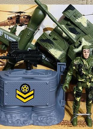 Игровой набор военная техника с солдатом