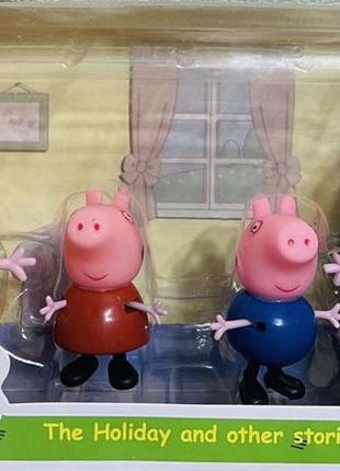 Игровой набор героев свинка пеппа семья, 4 героя