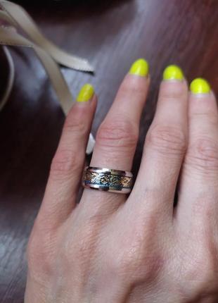 Кольцо кольцо кольца сталь размер 16