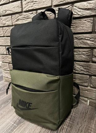 Рюкзак черный/ хаки big bag с логотипом nike
