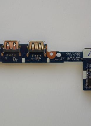 Плата VGA USB картридера для нетбука Dell Inspiron MINI 1012 L...
