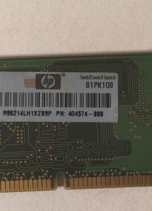 Оперативная память для настольных компьютеров HP 1GB 1Rx8 PC2-...