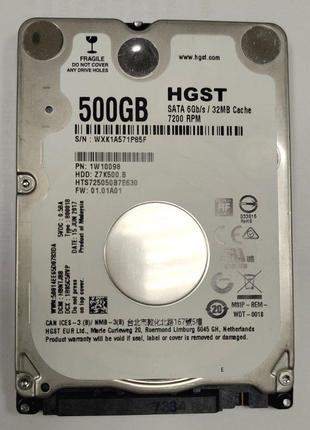 Жесткий диск Hitachi HGST Travelstar 500GB 7200rpm 32MB Z7K500...