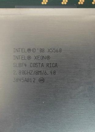 Процессор для ПК 4 ядер 8 потоков Intel Xeon X5560 2.8-3.2 GHz...
