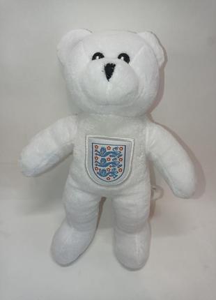 Мягкая игрушка медвежонок мишка с логотипом сборной англии фут...