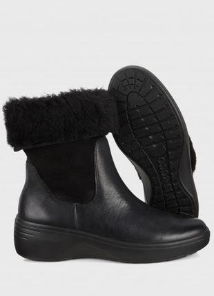 Чоботи ecco soft 7 wedge tred модель 42081351052