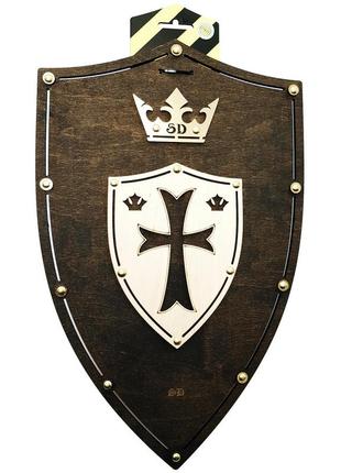 Сувенирный деревянный щит «крест венге» s-crossv 47х30 см