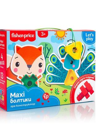 Игра-конструктор "fisher-price. maxi болтики" vladi toys vt290...